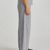 Petra Pant - Grey Pinstripe