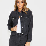 Darcy Denim Jacket - 82 Washed Black