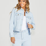 Darcy Denim Jacket - 96 Bleached Wash
