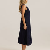 Ainsley Dress - Dark Rinse Wash