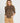 Luna Shirred Top - Tan Animal