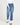Mavourne Straight Leg High Waist Distressed Denim Jeans - 80 Wash Blue