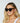 Rose Sunglasses - Black