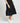 Cassie Frill Hem Skirt - Black