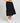 Cassie Frill Hem Skirt - Black