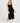 Roxanne Belted Midi Dress - Black