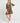 Luna Tiered Oversized Mini Dress - Tan Animal