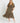 Tegan Shirred Midi Dress - Black Floral Ditsy
