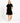 Lilah Tiered Cord Mini Dress - Black