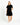 Lilah Tiered Cord Mini Dress - Black