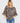 Kylie Relaxed Frill Sleeve Top - Animal