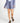 Lydia Cuffed Short - Navy Stripe