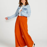 Rhea Cropped Denim Jacket - 70 Wash Blue