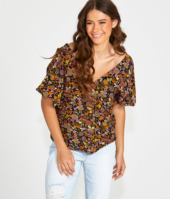 SPOONFUL OF SASS WOVEN TOP