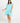 Felix Tiered Mini Dress - Aqua