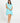 Felix Tiered Mini Dress - Aqua