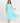 Felix Tiered Midi Dress - Aqua