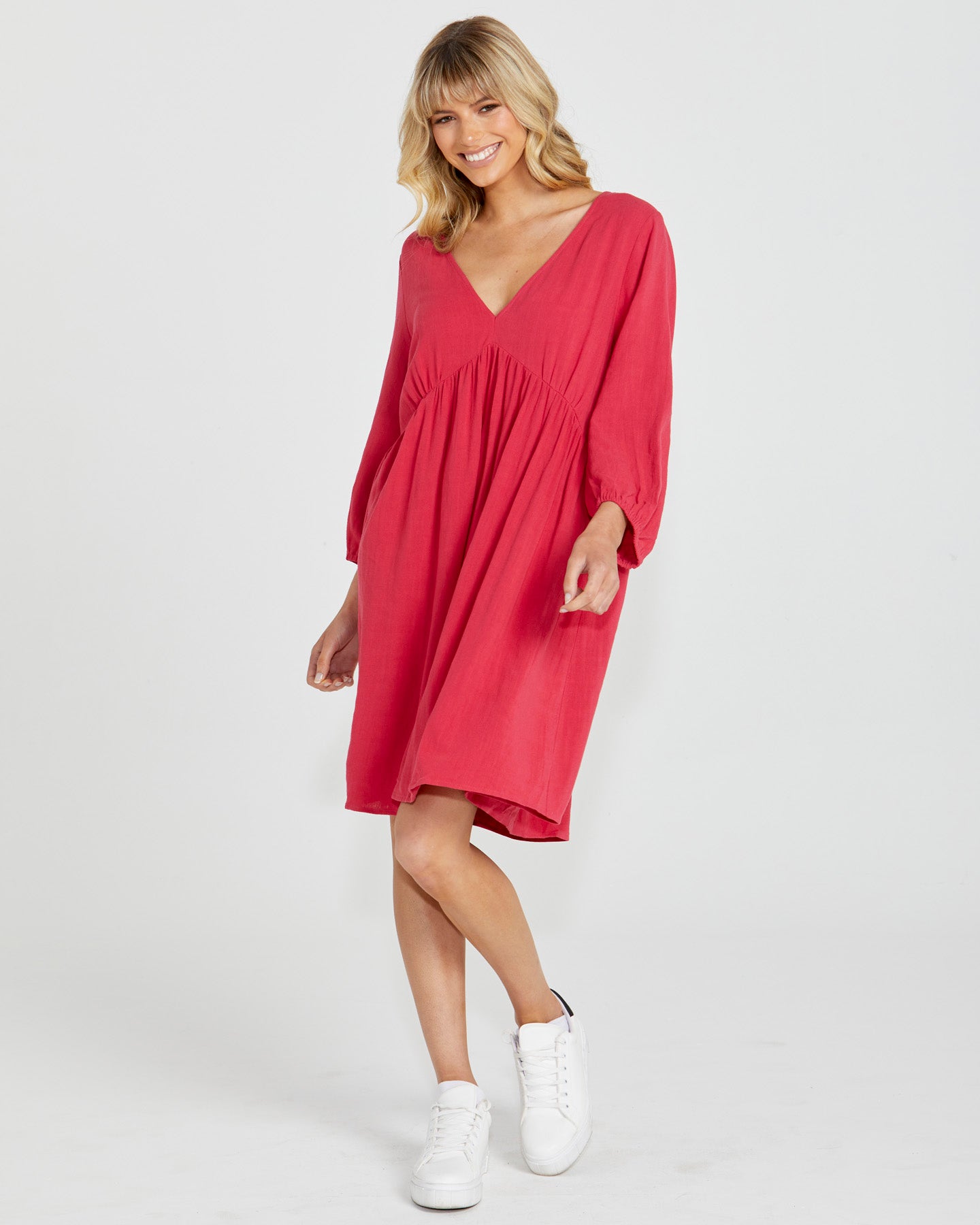Romanna berry sundae best sale tie neck mini dress