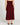 Candice Side Split Midi Skirt - Red Wine Animal - Sass Clothing