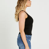Cassie Singlet - Black - Sass Clothing