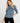 Luna Shirred Top - Blue Animal